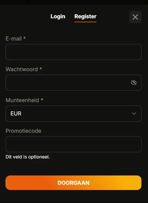 ZuluSpins casino  regiseren